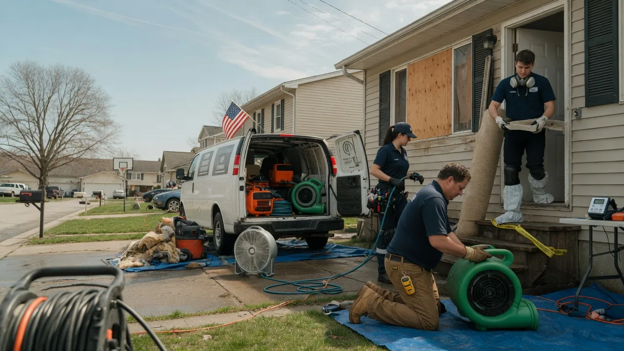 Water Damage Restoration in Saunemin, IL near me